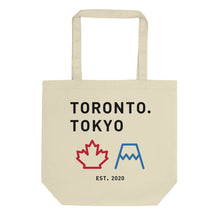 Load image into Gallery viewer, Eco Tote Bag - Toronto.Tokyo - Colour Logo
